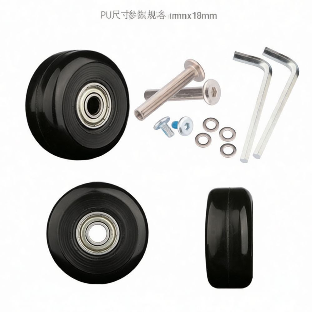 여행 가방용 바퀴, 고무 재질, 소음 감소, 내마모성, - Silent Replacement Luggage Wheels 리뷰 및 가격