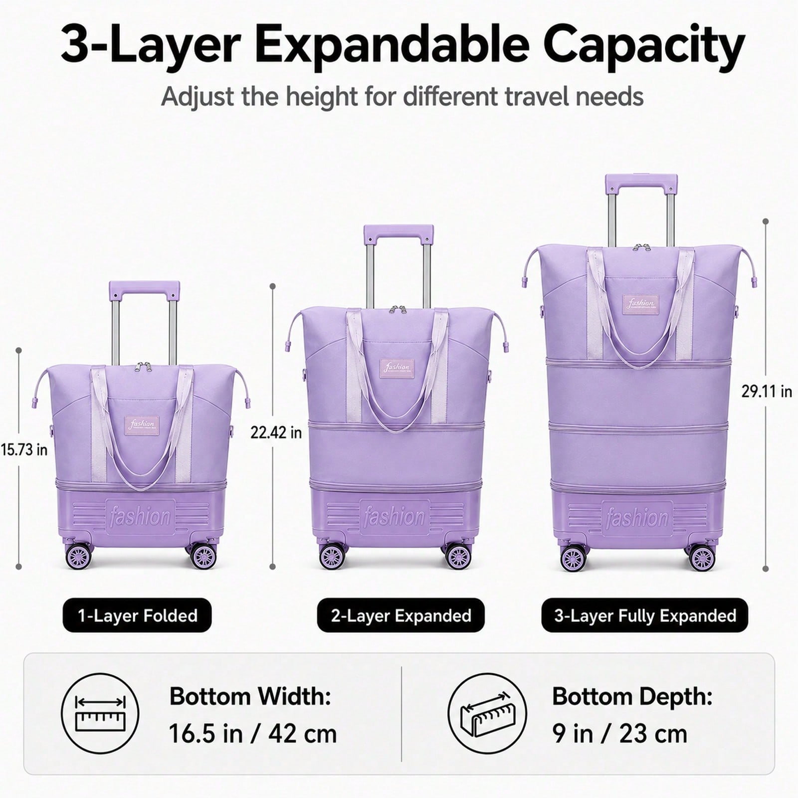 확장 가능한 롤링 여행용 더플 백, 분리 가능한 바퀴와 - Foldable Rolling Luggage Bag 리뷰 및 가격